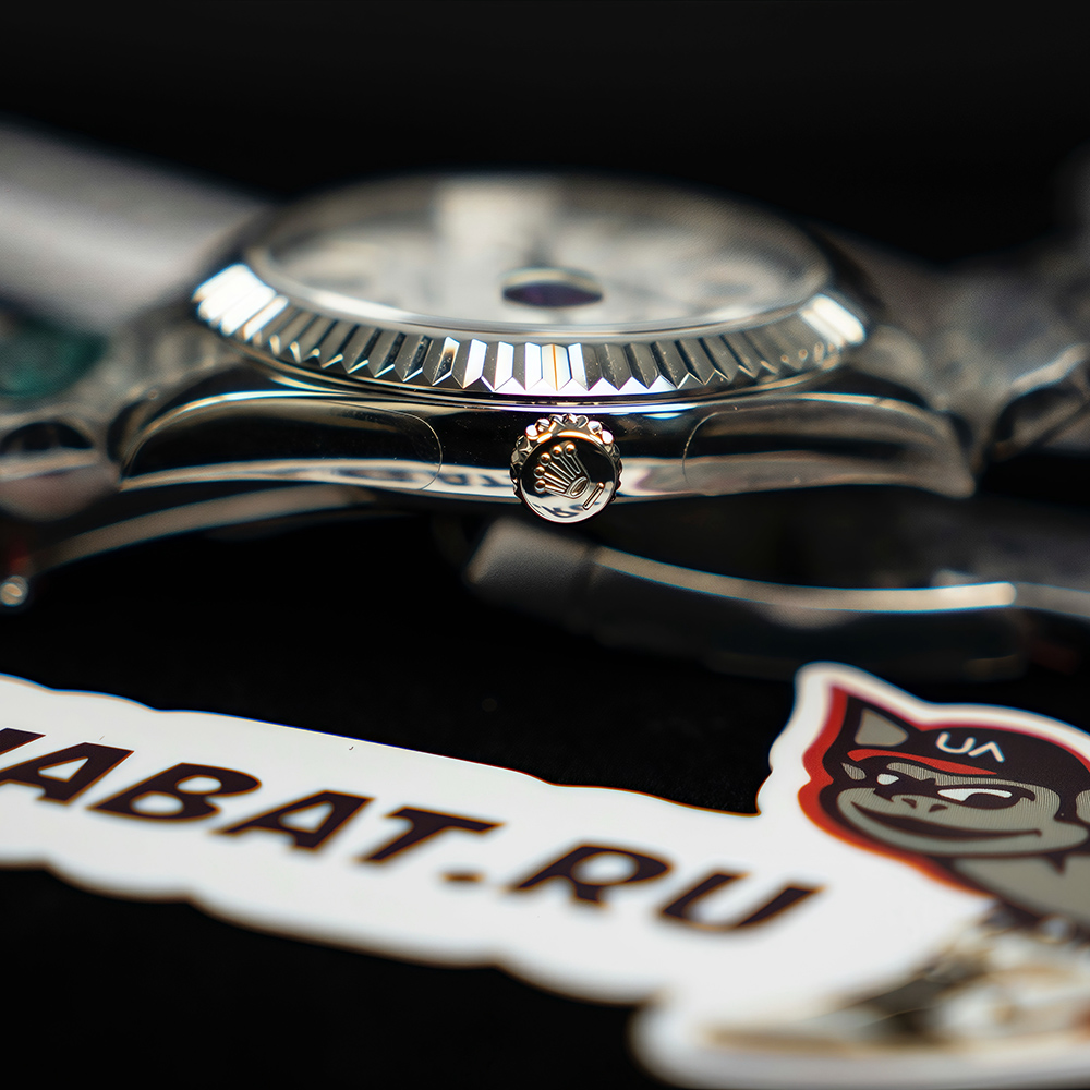 R*l*x - datejust 41mm jub flt 904l ss/ss white/stk 3235