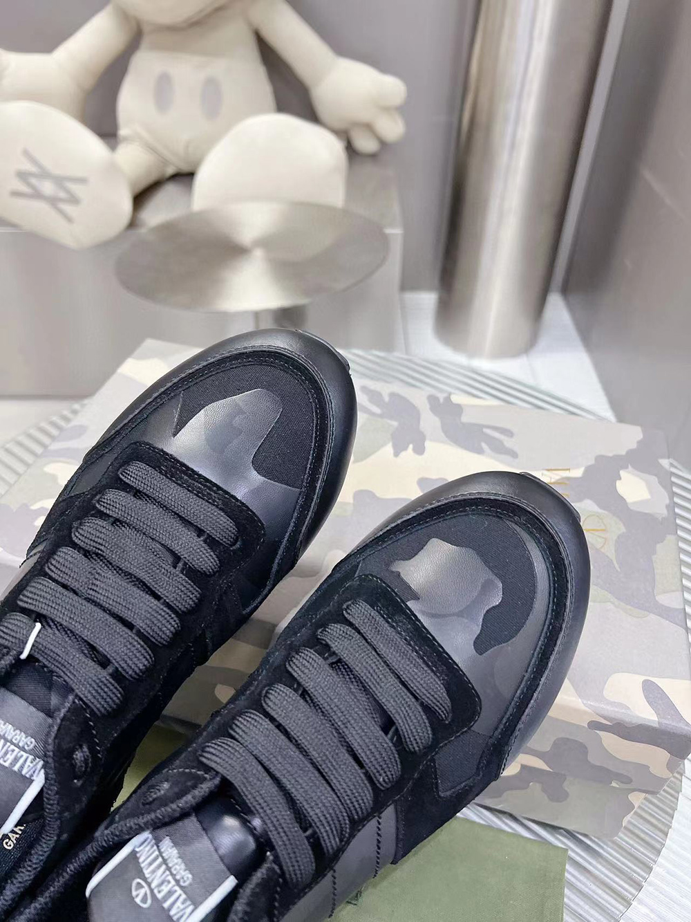 Valention Camouflage Noir Rockrunner Sneaker