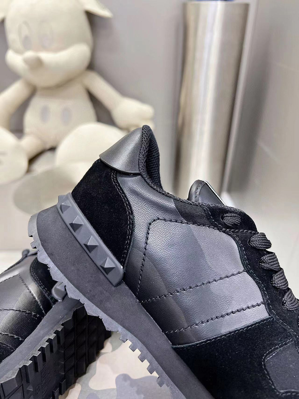 Valention Camouflage Noir Rockrunner Sneaker