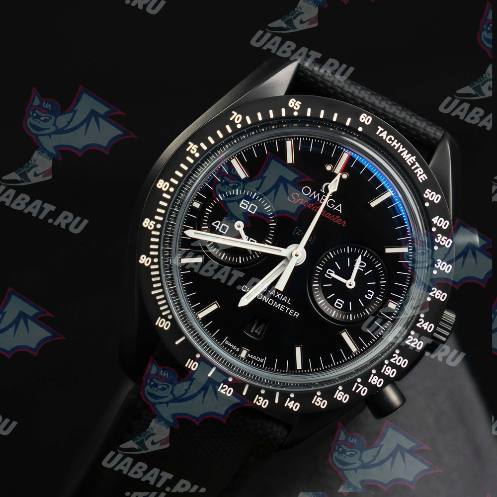 Om**a - speedmaster dsom "black" cer/ny blk omf v2 a7750