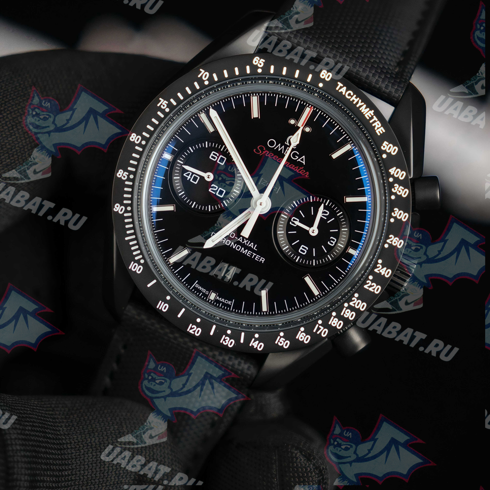 Om**a - speedmaster dsom "black" cer/ny blk omf v2 a7750