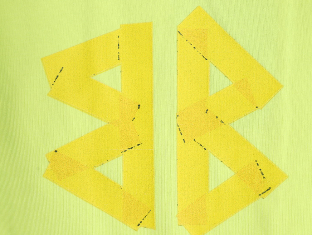Ba*len*cia*ga tape print short sleeve t-shirt