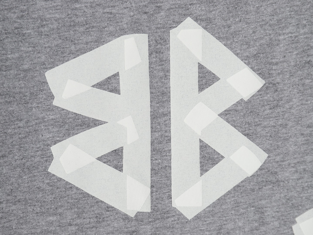 Ba*len*cia*ga tape print short sleeve t-shirt tsk7