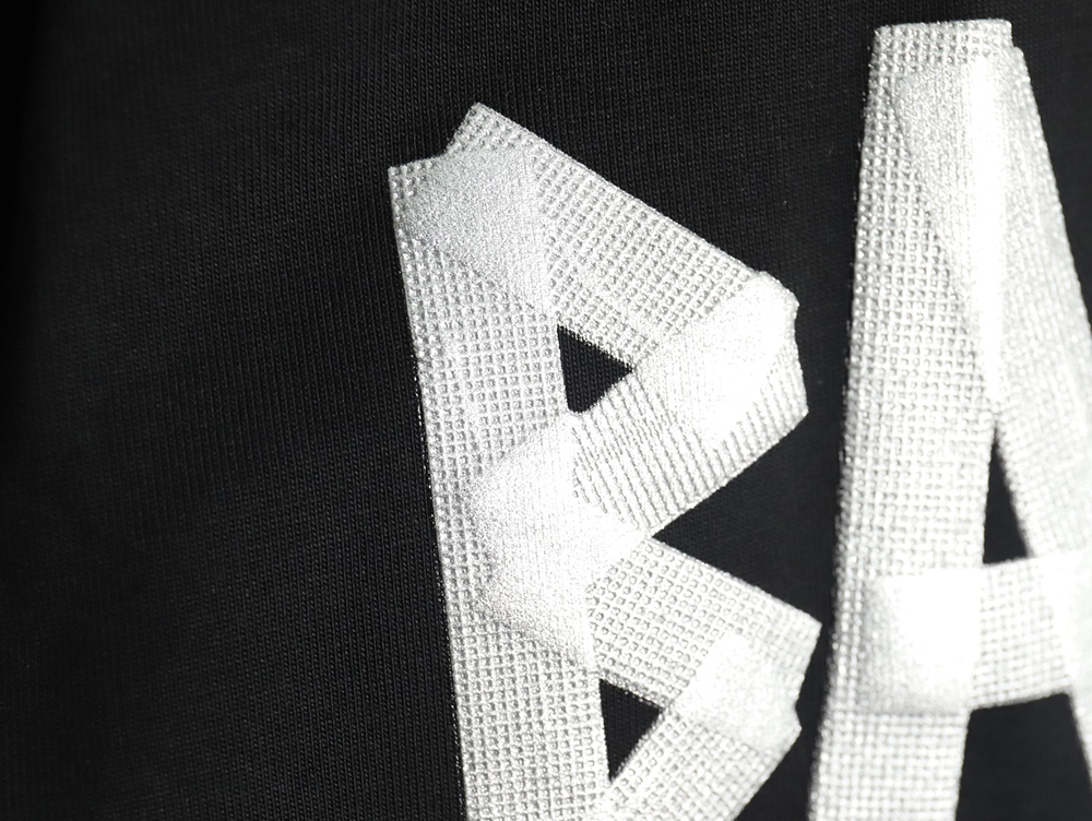 Ba*len*cia*ga tape print short sleeve t-shirt tsk9