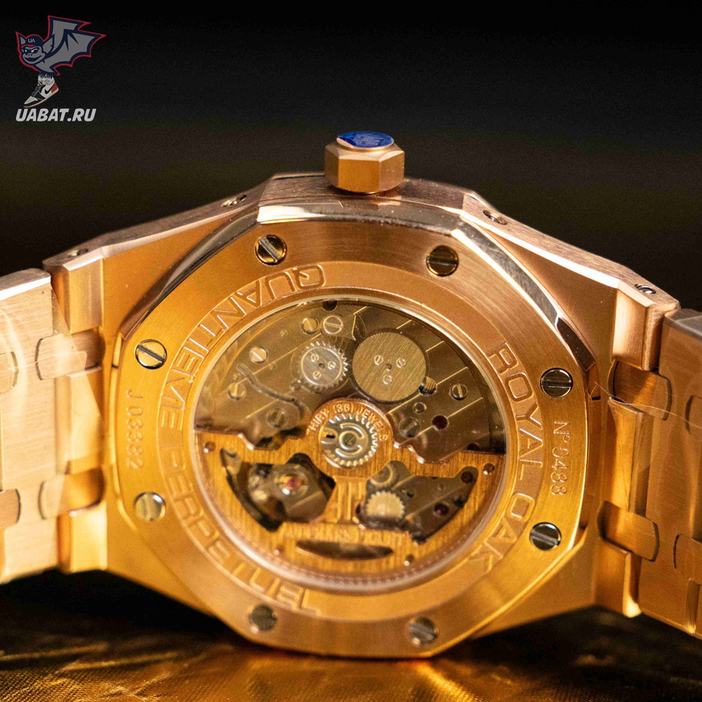 audemars P*g*et - royal oak perpetual cal 26574 rg/rg blue/stk apsf a5134