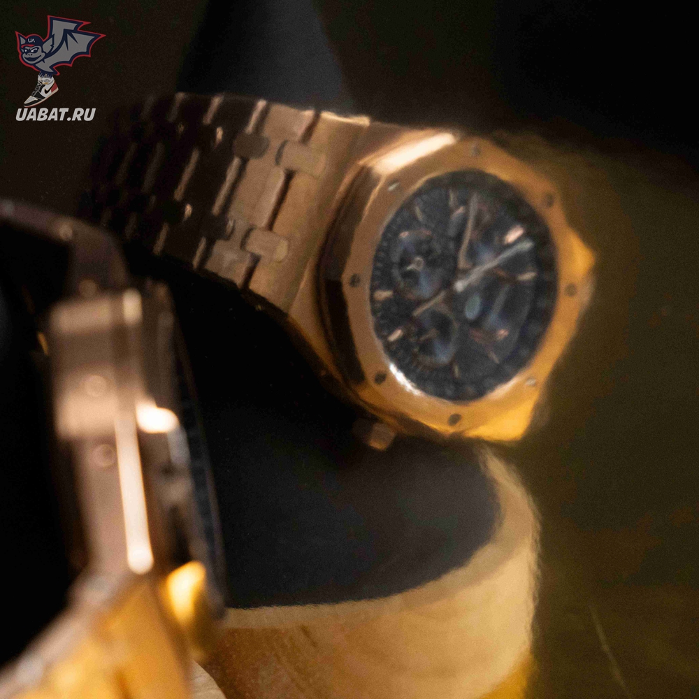 audemars P*g*et - royal oak perpetual cal 26574 rg/rg blue/stk apsf a5134