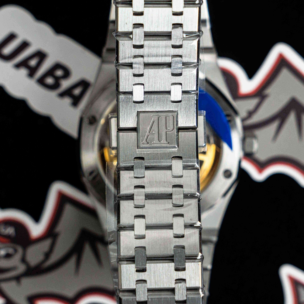 audemars P*g*et - royal oak 41mm 15500 ss/ss white/stk zf v2 a4302