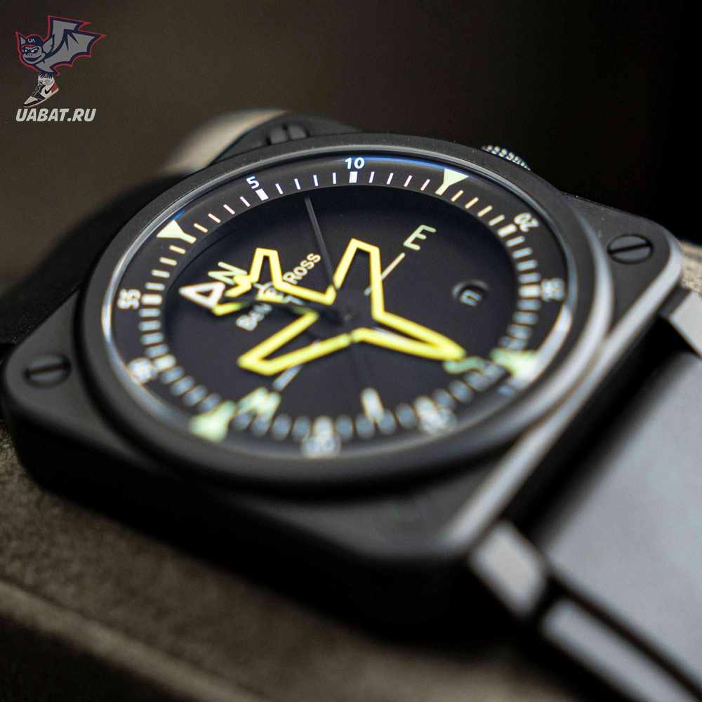 Bell & Ross BR 03 Gyrocompass Black Watch BR03A-CPS-CE/SRB