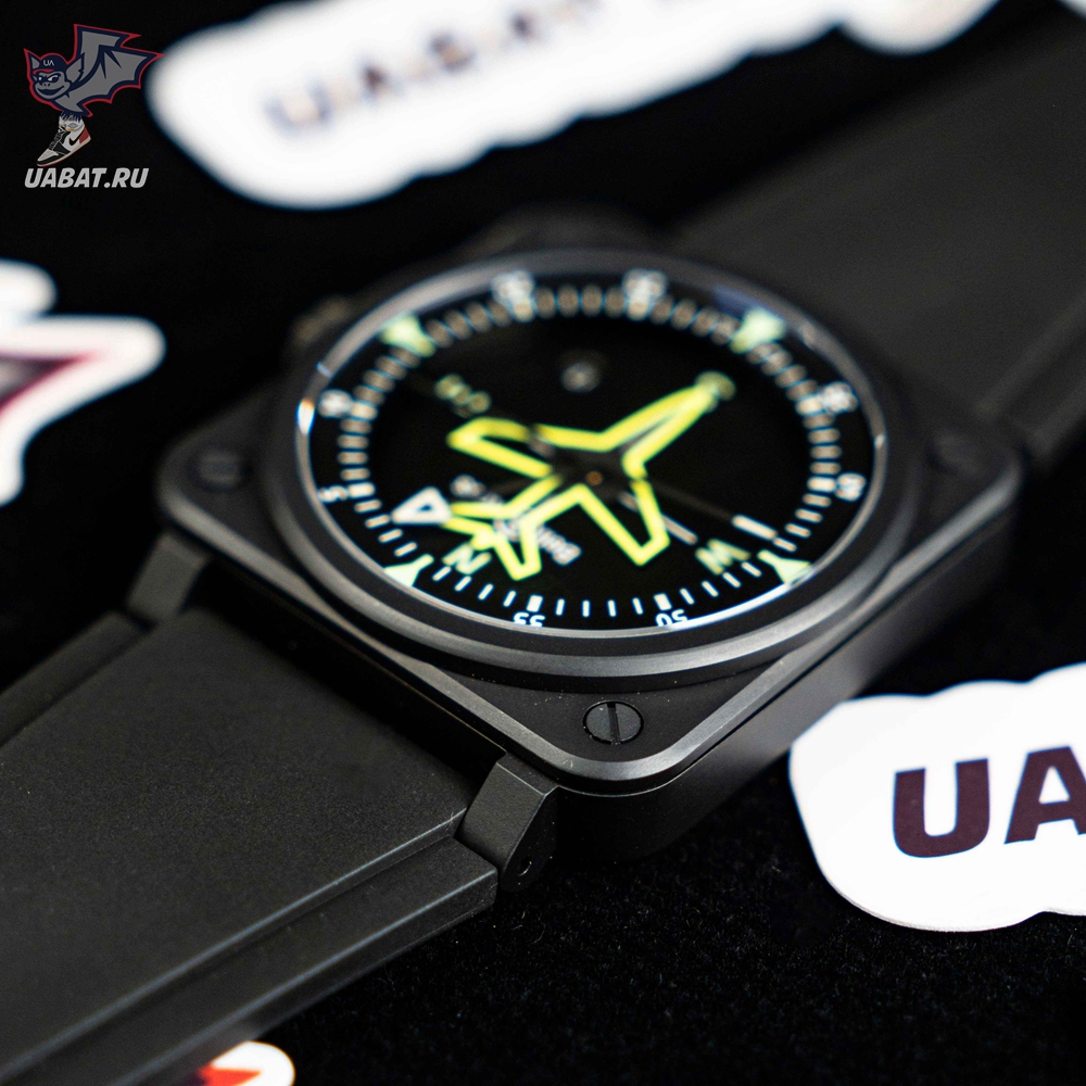 Bell & Ross BR 03 Gyrocompass Black Watch BR03A-CPS-CE/SRB