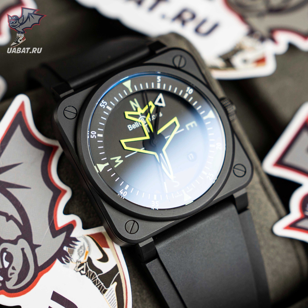 Bell & Ross BR 03 Gyrocompass Black Watch BR03A-CPS-CE/SRB