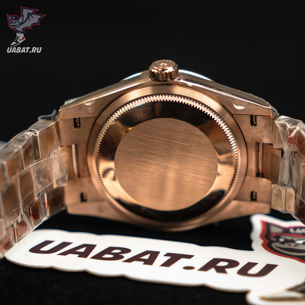 R*l*x - daydate 36mm flt pres rg/rg brown diam ewf a3255 mod