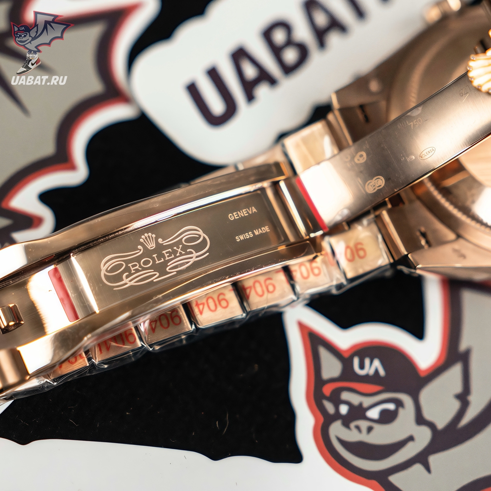 R*l*x - daydate 36mm flt pres rg/rg brown diam ewf a3255 mod