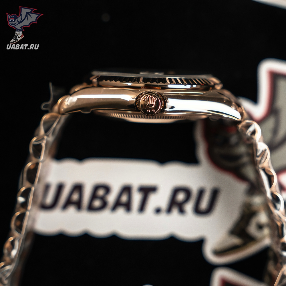 R*l*x - daydate 36mm flt pres rg/rg brown diam ewf a3255 mod