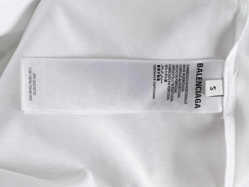 Ba*len*cia*ga 3b classic logo short sleeve t-shirt