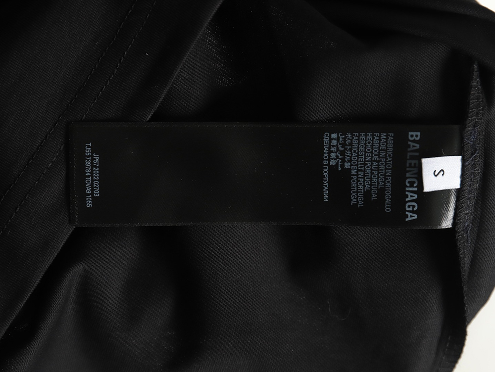 Ba*len*cia*ga 3b classic logo short sleeve t-shirt tsk1