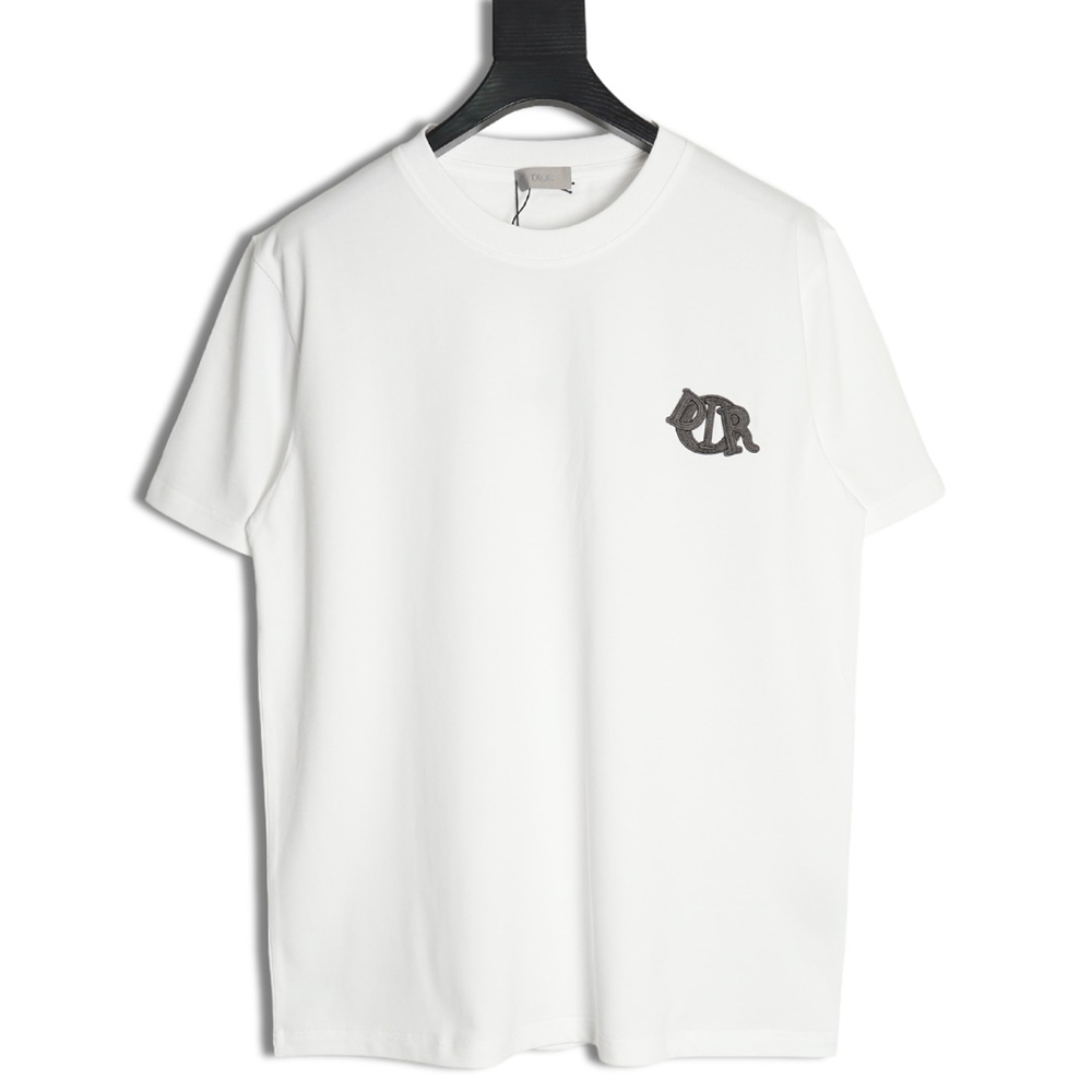 D*or four-color embroidered chapter letter t-shirt