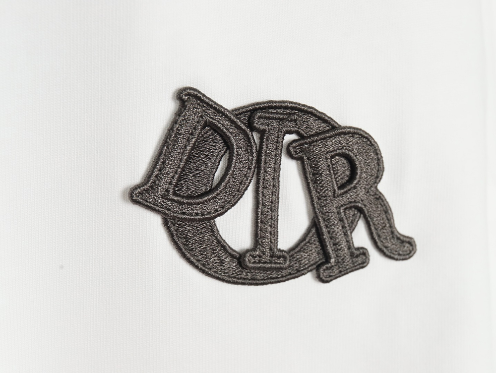D*or four-color embroidered chapter letter t-shirt