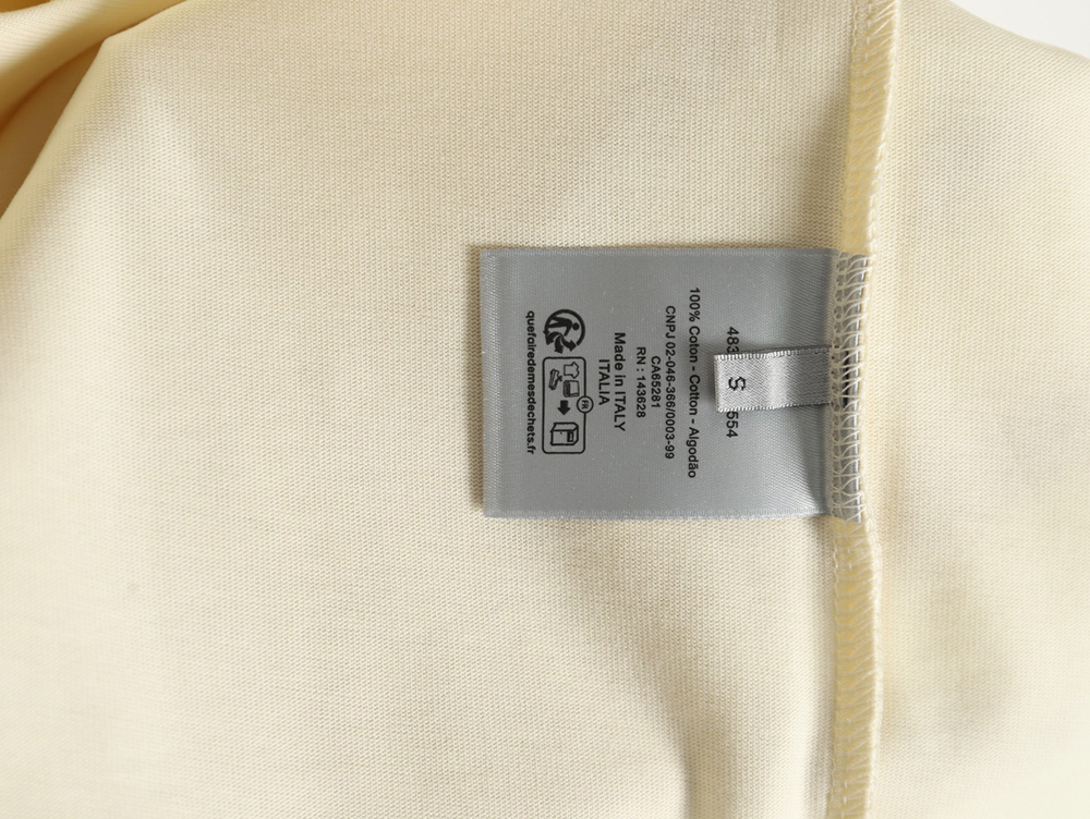 D*or four-color embroidered chapter letter t-shirt tsk1