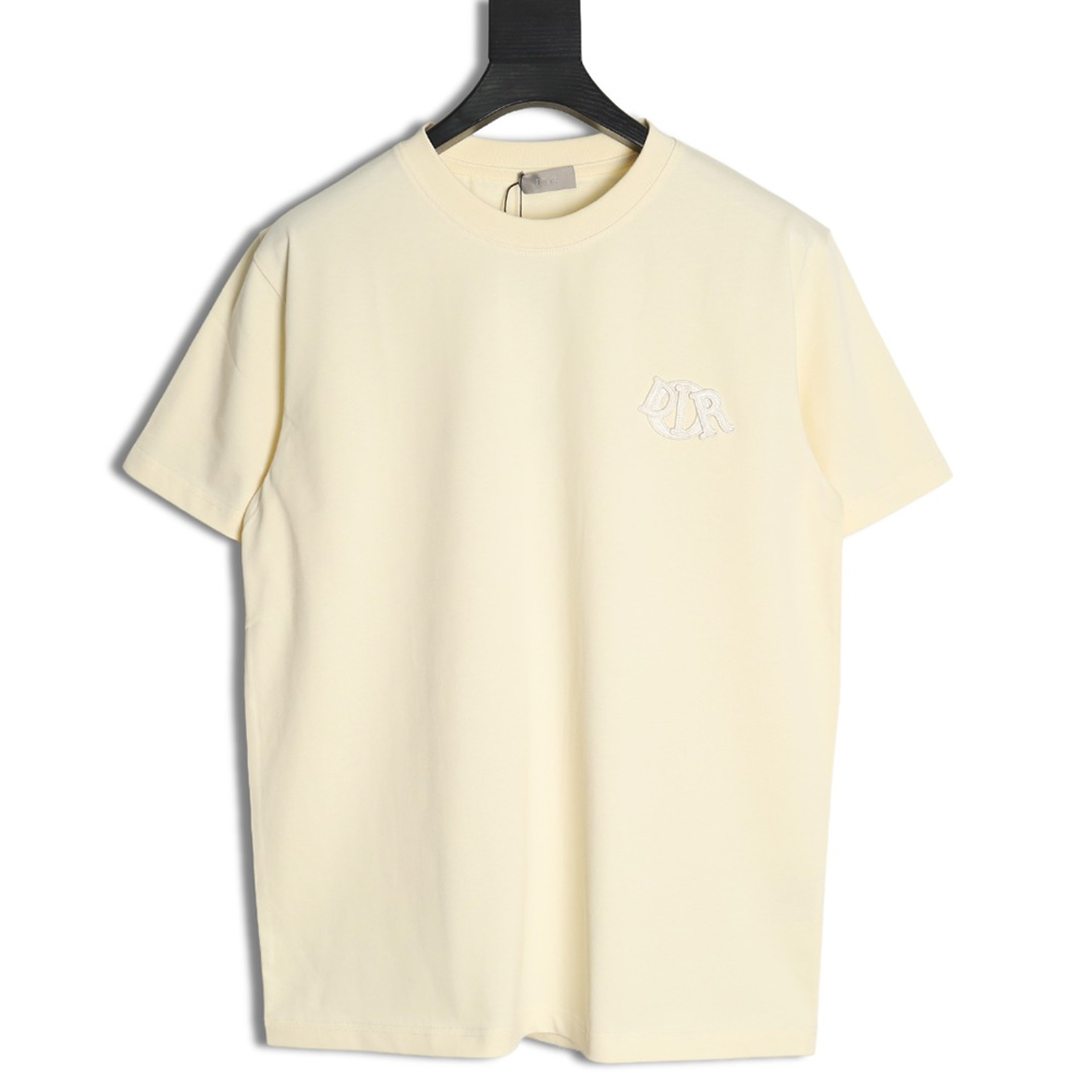 D*or four-color embroidered chapter letter t-shirt tsk1