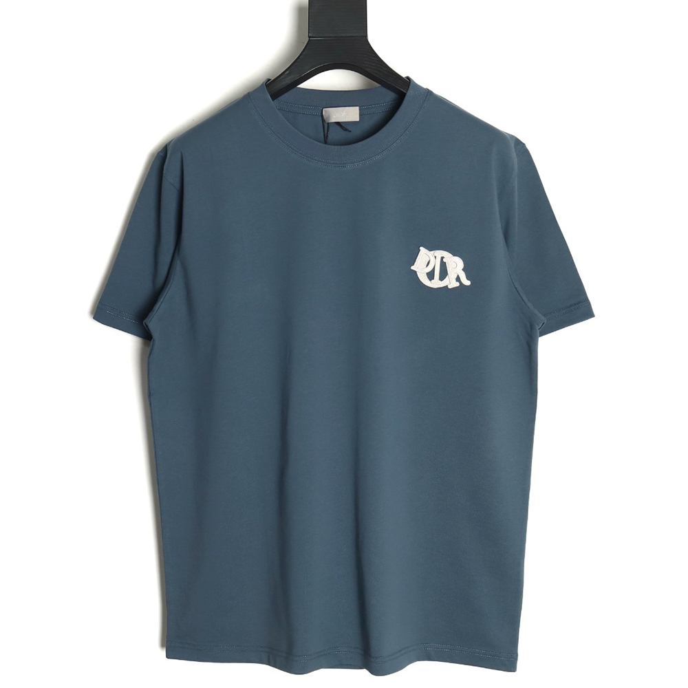 D*or four-color embroidered chapter letter t-shirt tsk2