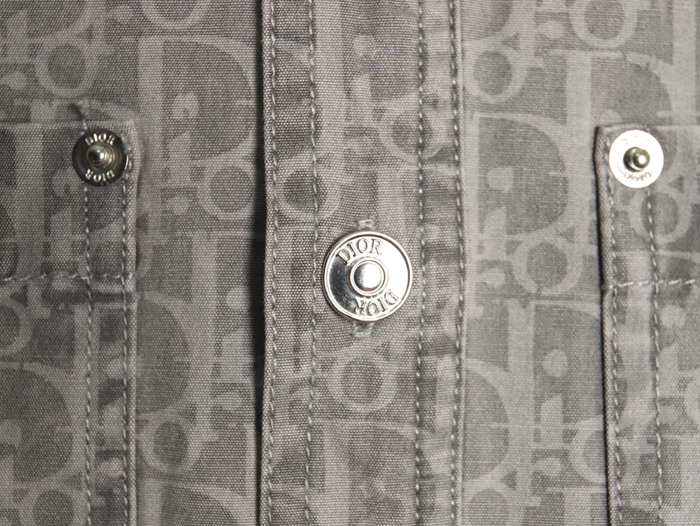 D*or all over printed presbyopia denim shirt