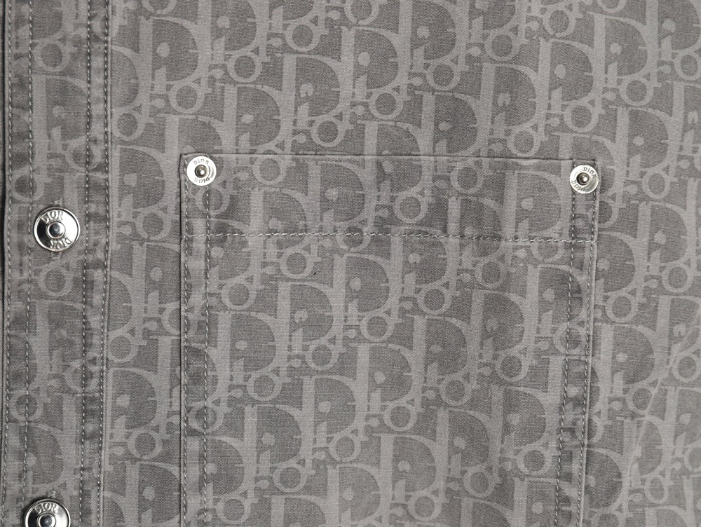 D*or all over printed presbyopia denim shirt