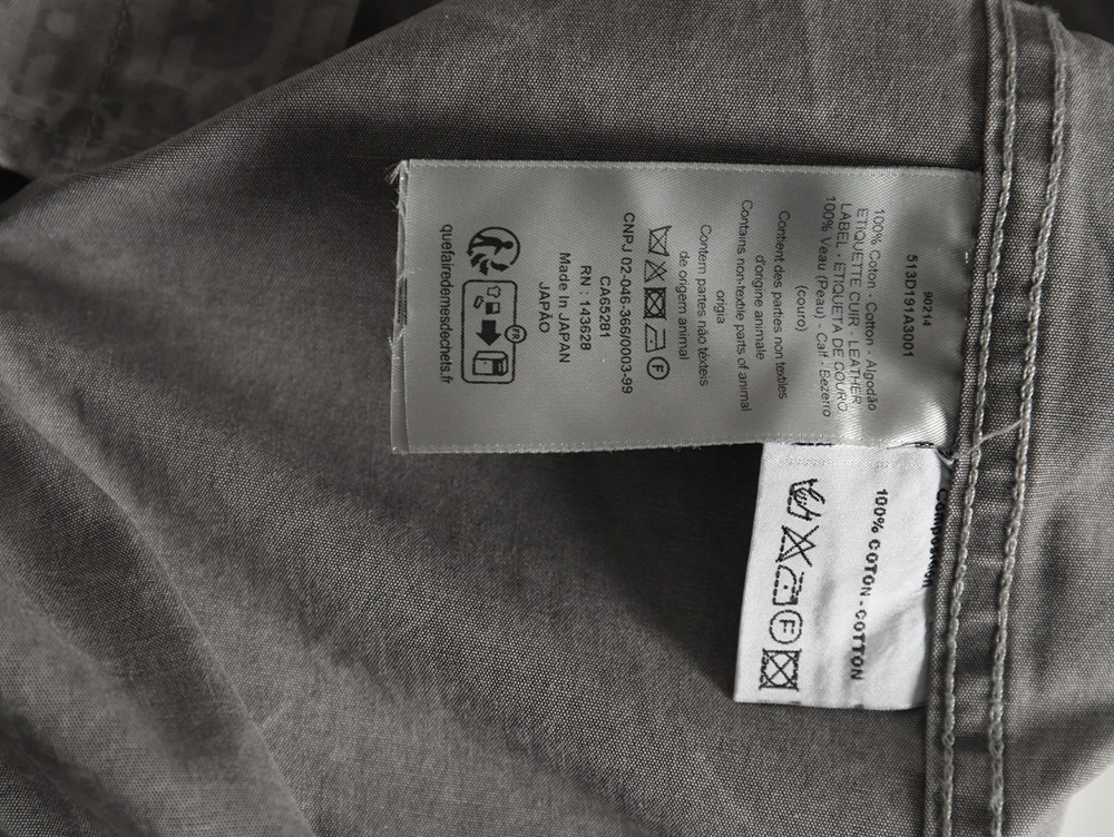 D*or all over printed presbyopia denim shirt