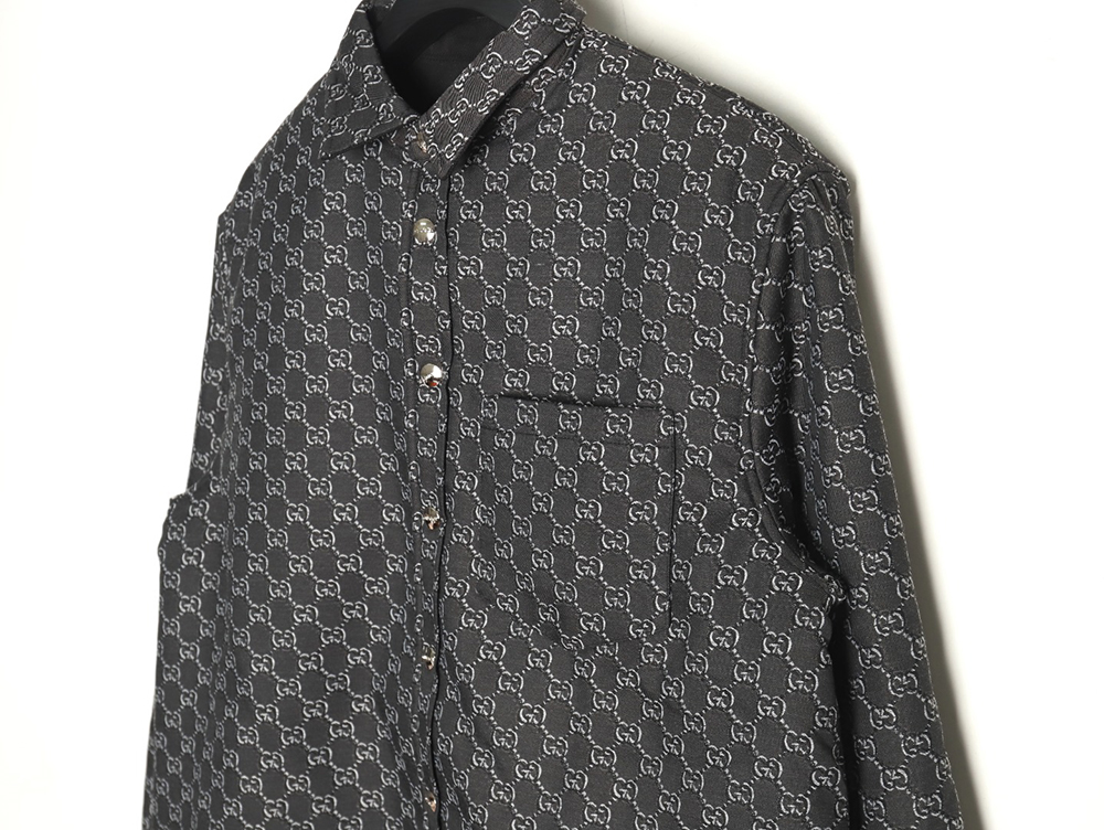 G*u*i double g jacquard reversible jacket