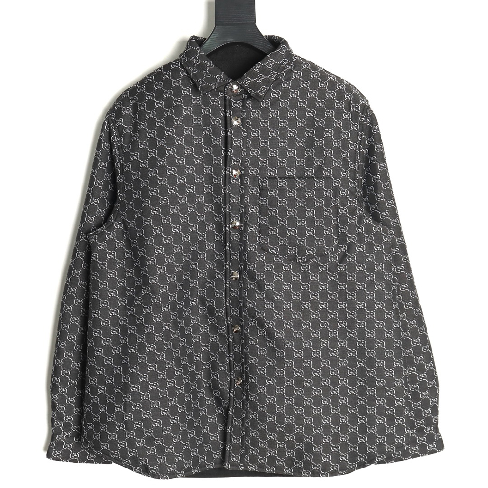 G*u*i double g jacquard reversible jacket