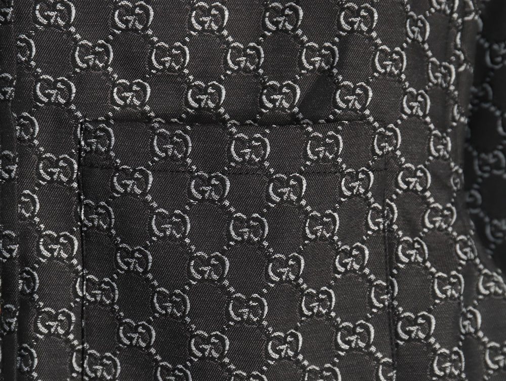 G*u*i double g jacquard reversible jacket