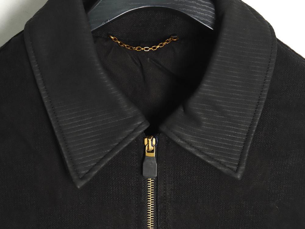 l0*is V*t0n checkerboard workwear tunic jacket coat