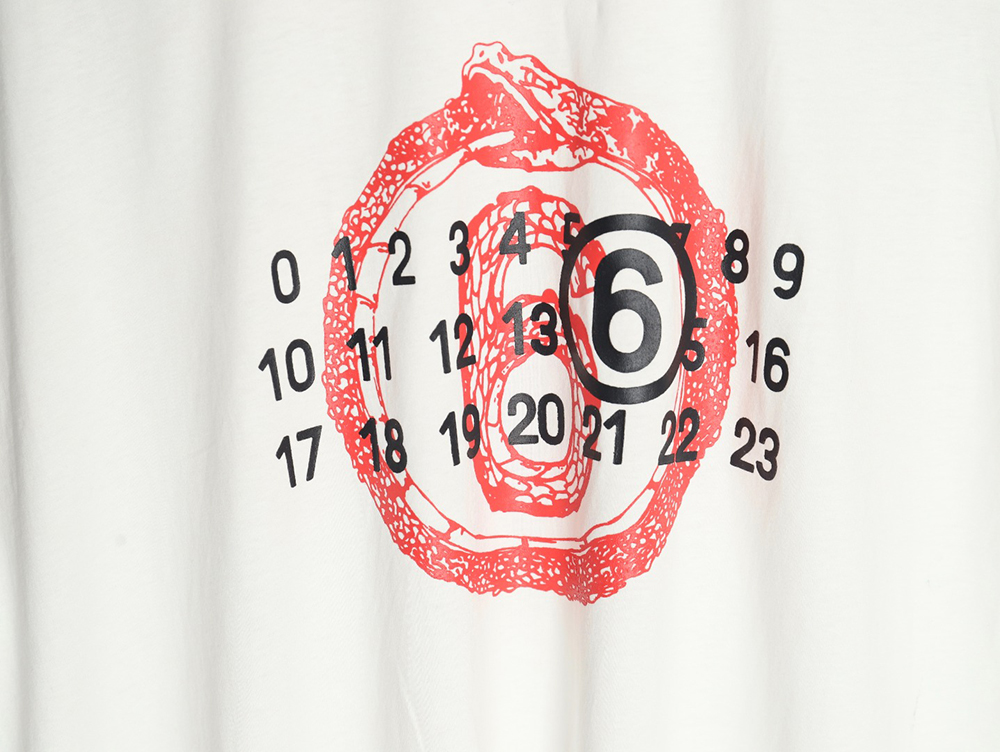 ma*s*n Ma*i*la digital logo print short sleeve t-shirt