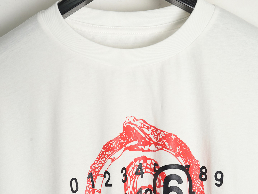 ma*s*n Ma*i*la digital logo print short sleeve t-shirt