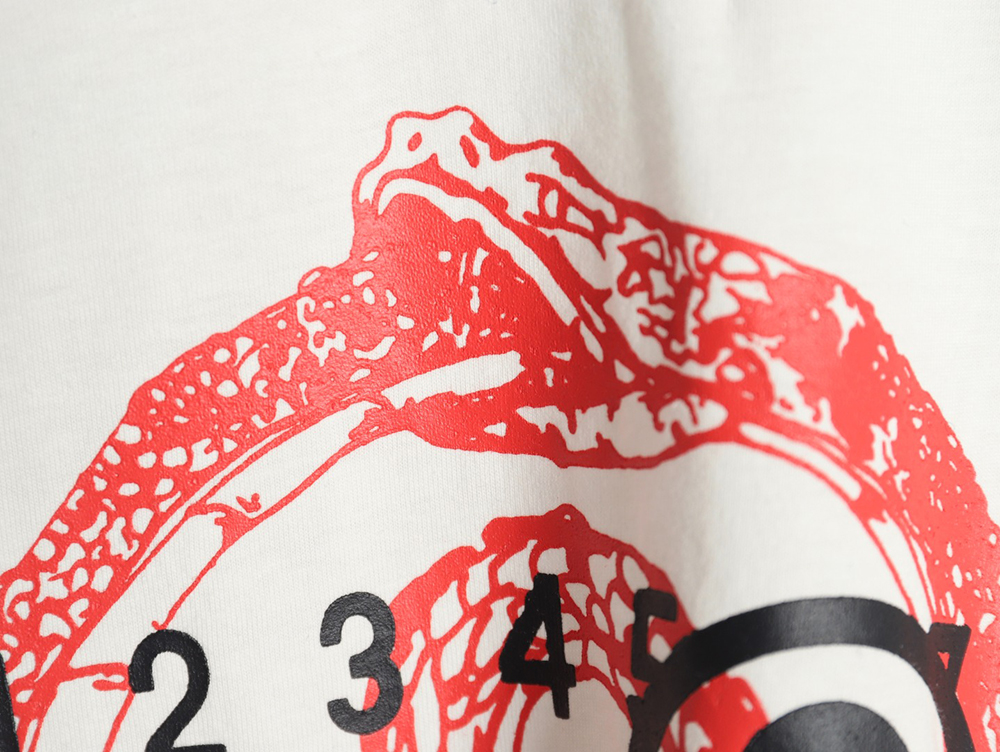 ma*s*n Ma*i*la digital logo print short sleeve t-shirt