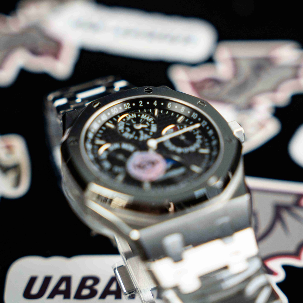 audemars P*g*et - royal oak perpetual cal 26574 ss/ss blk apsf a5134