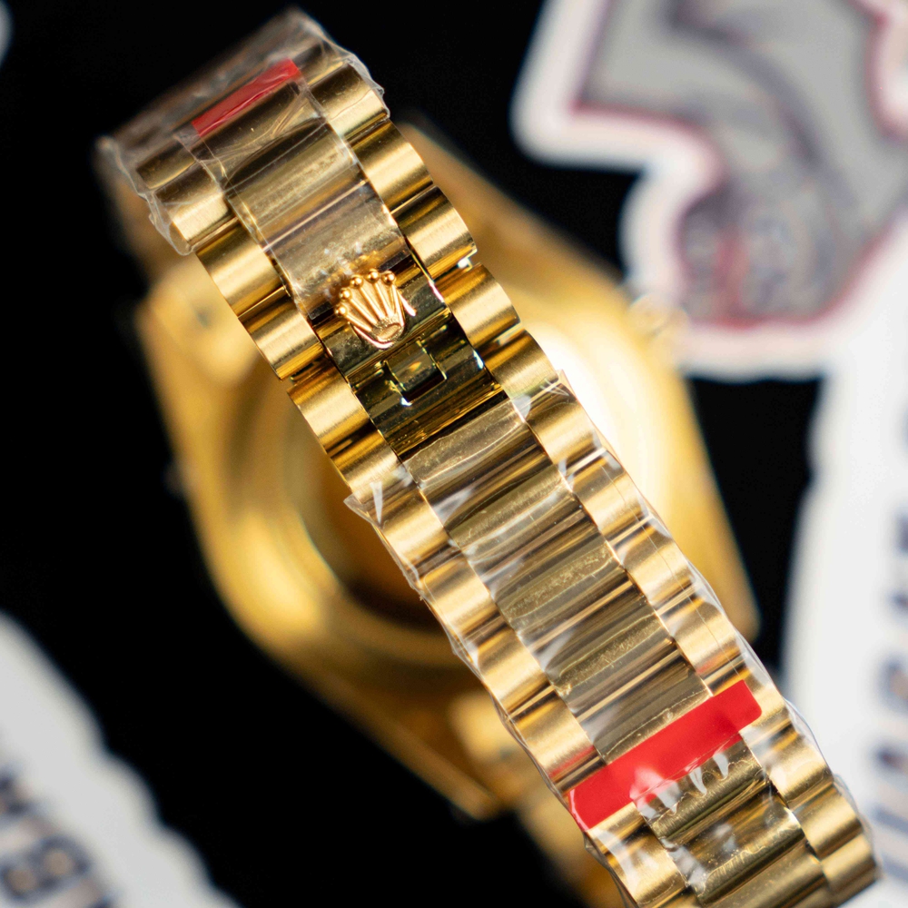 R*l*x - daydate 36mm dia pres yg/yg gold diam ewf a3255 mod