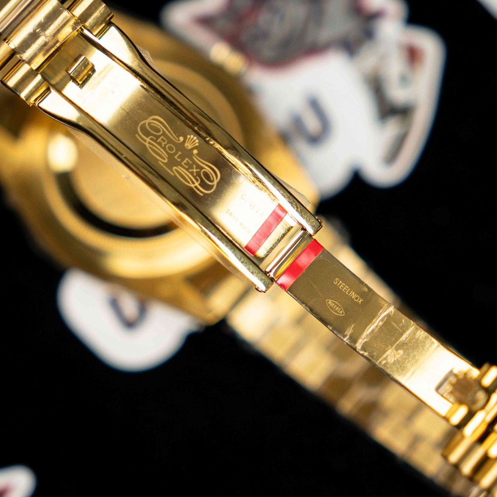 R*l*x - daydate 36mm dia pres yg/yg gold diam ewf a3255 mod