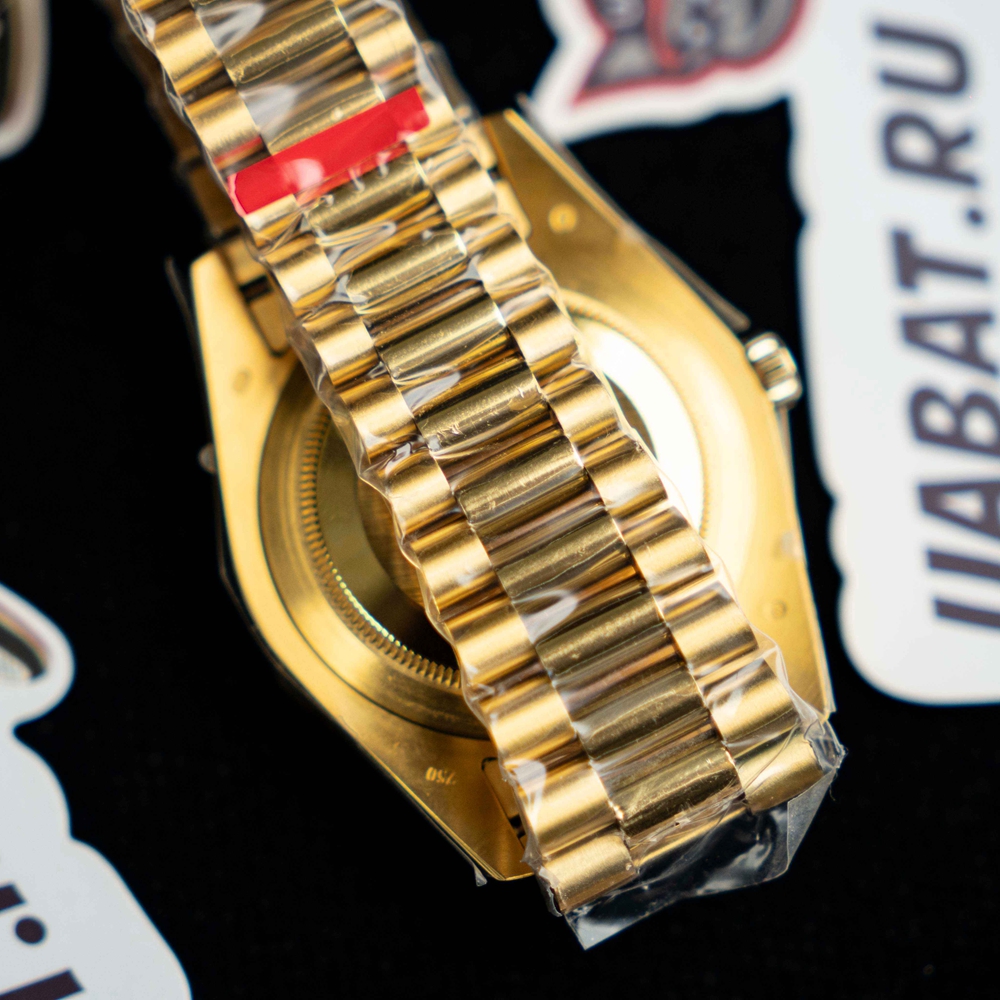 R*l*x - daydate 36mm dia pres yg/yg gold diam ewf a3255 mod