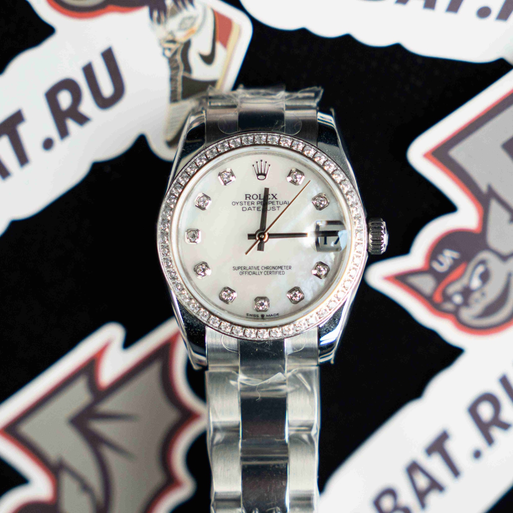 R*l*x - datejust - lady 31mm ss/ss wht mop diam bp asia 2836