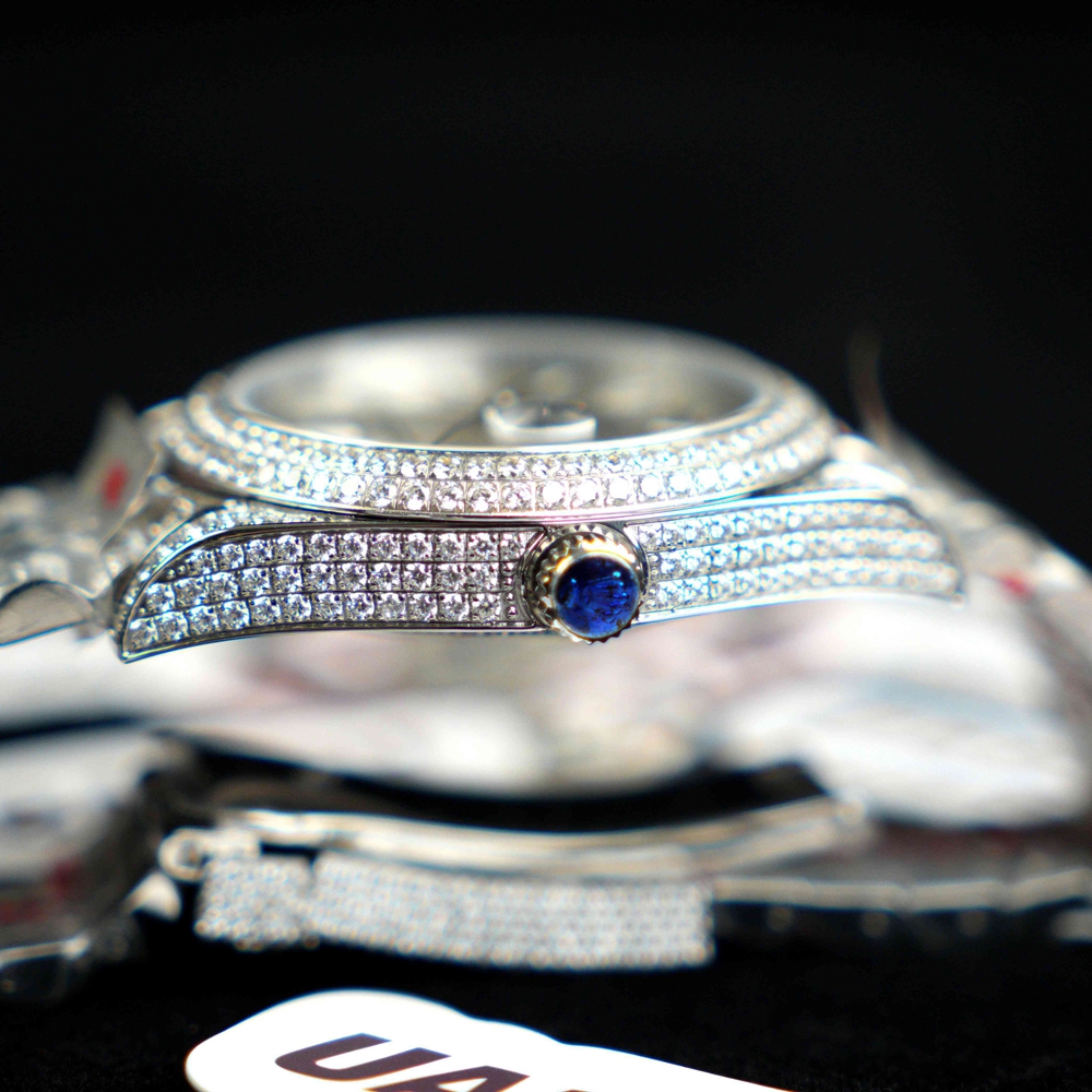 r*l*x - datejust 41mm full Di*m*nds 904l ss/ss sliver/stk gmf a2824