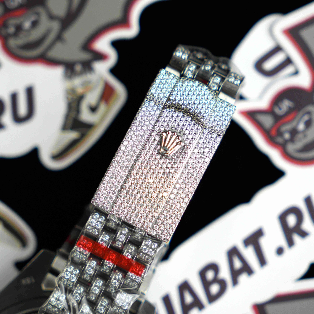 r*l*x - datejust 41mm full Di*m*nds 904l ss/ss sliver/stk gmf a2824