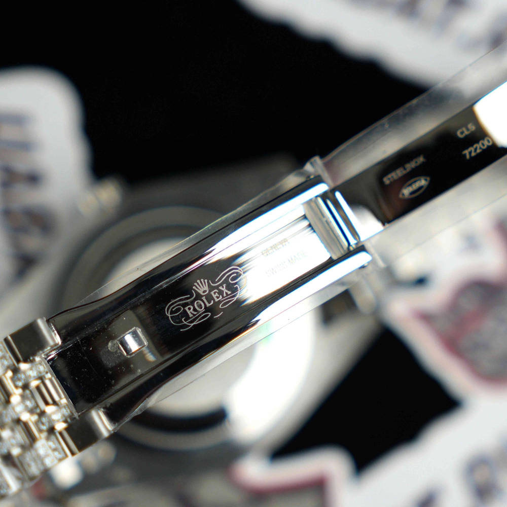 r*l*x - datejust 41mm full Di*m*nds 904l ss/ss sliver/stk gmf a2824