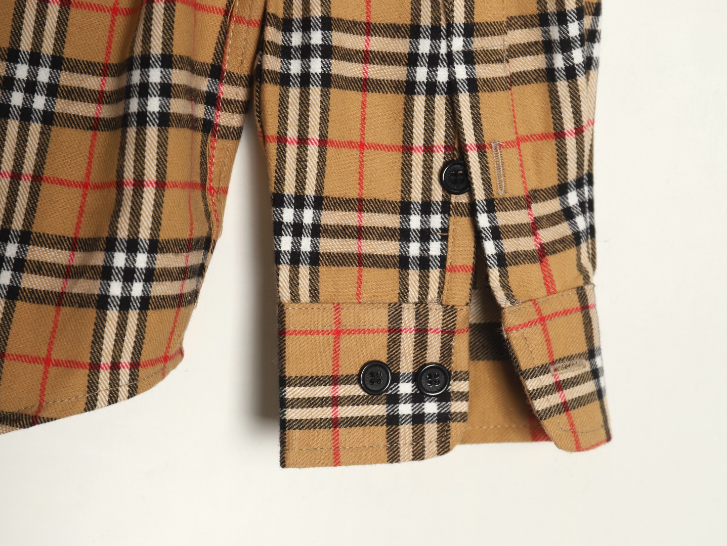 B**rry double brushed striped check classic shirt