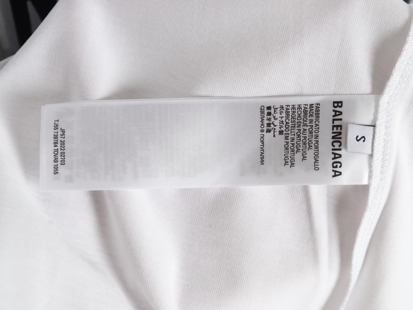 Ba*len*cia*ga basketball jersey embroidered print short-sleeved t-shirt