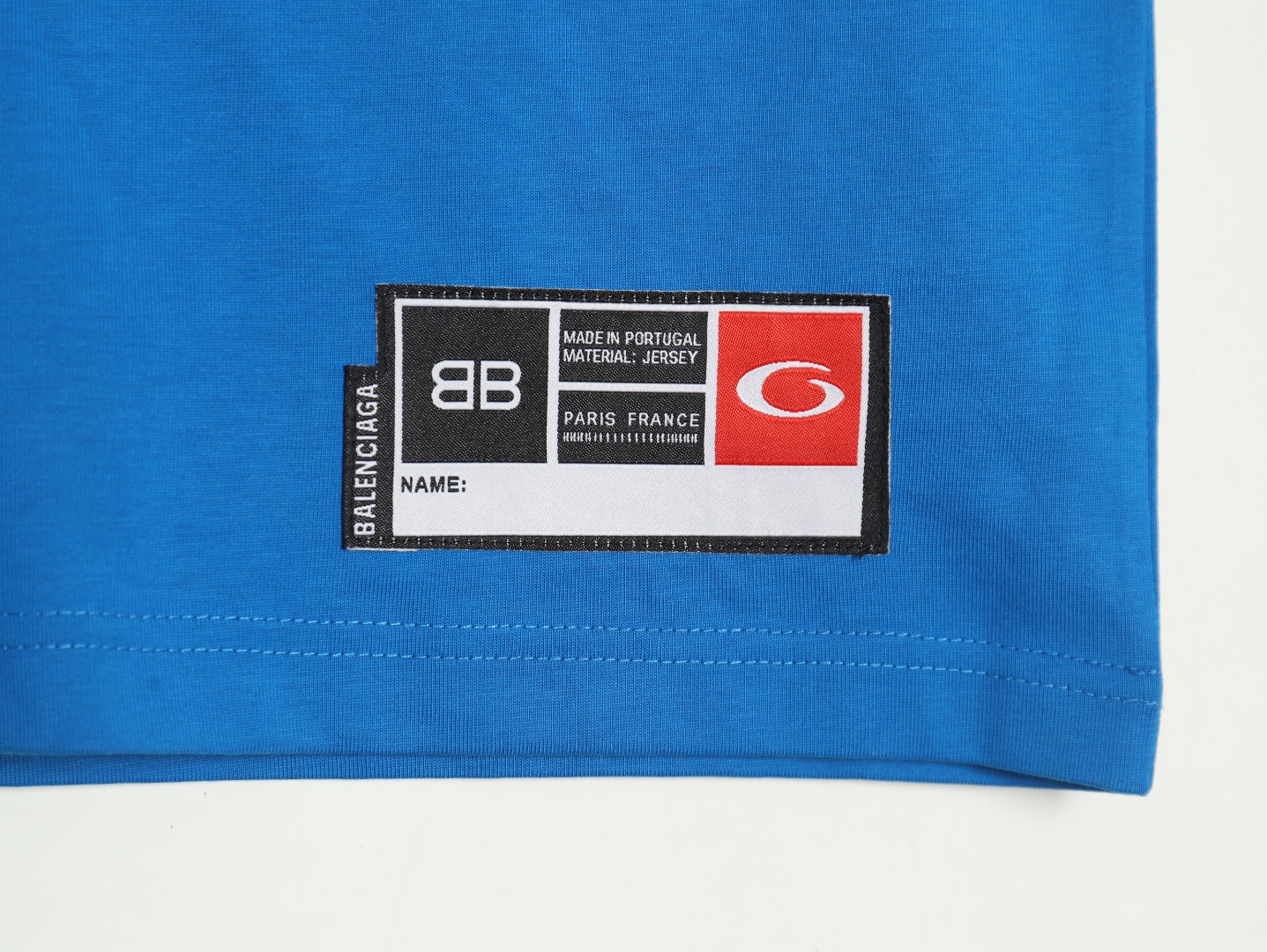 Ba*len*cia*ga basketball jersey embroidered print short-sleeved t-shirt tsk2