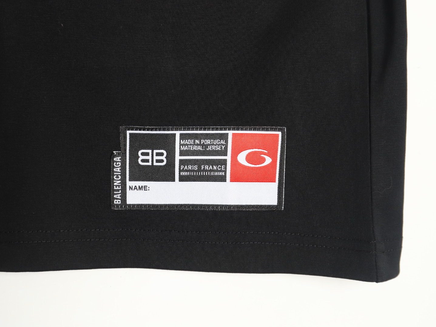 Ba*len*cia*ga basketball jersey embroidered print short-sleeved t-shirt tsk3