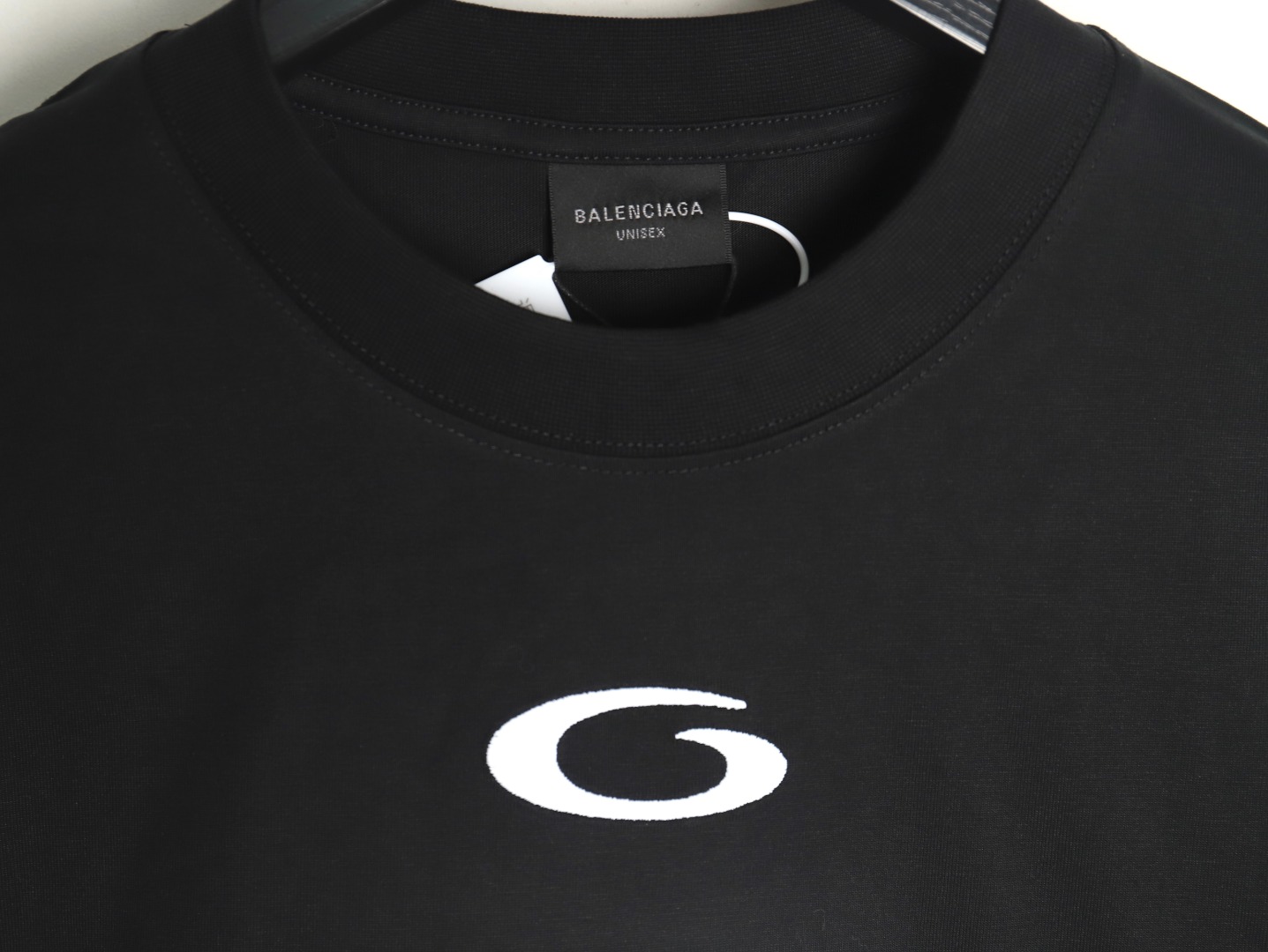 Ba*len*cia*ga basketball jersey embroidered print short-sleeved t-shirt tsk3