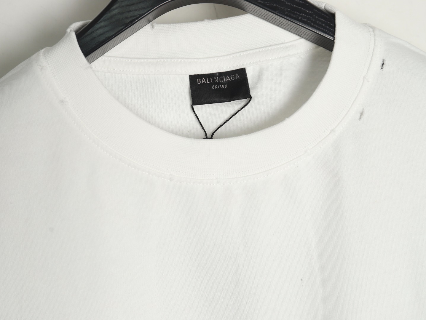 Ba*len*cia*ga back offset printed short-sleeved t-shirt