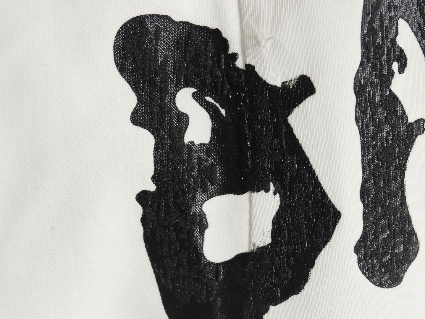 Ba*len*cia*ga back offset printed short-sleeved t-shirt