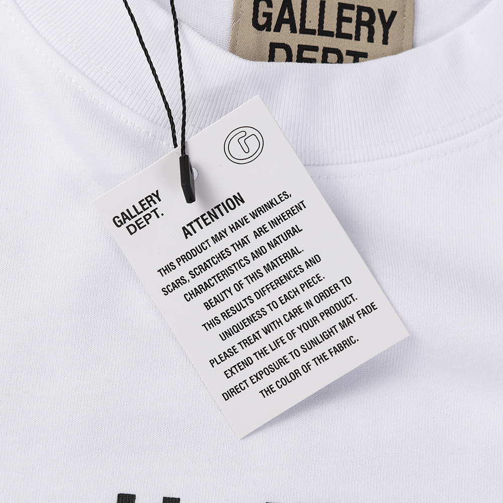 Gallery Dept Reversed Print Short Sleeve T-Shirt